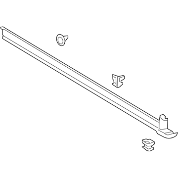 Ford CJ5Z-7810176-AC Rocker Molding