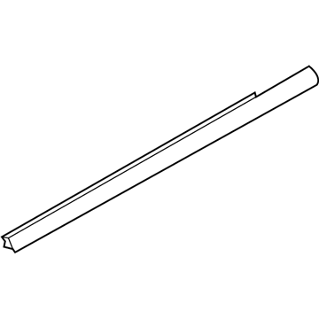 BMW 51-35-7-260-540 Channel Sealing, Outside, Door, Front Right