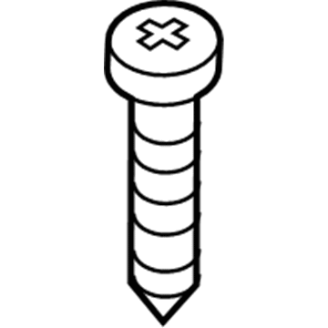 BMW 07-11-9-905-134 Sheet Metal Screw, Silver