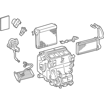 Toyota 87050-60501 Evaporator Assembly