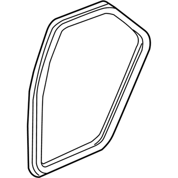 Honda 72855-SDA-A11ZA Seal, L. RR. Door Opening *NH167L* (GRAPHITE BLACK)