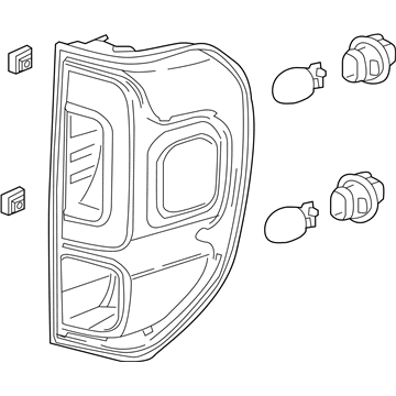 Honda 33550-T6Z-A02 Taillight Assy., L.