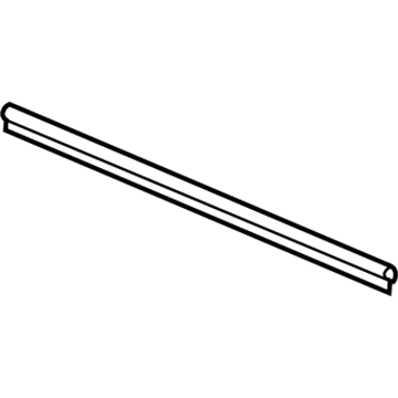 Mopar 68040043AB WEATHERSTRIP-Rear Door SILL Secondary