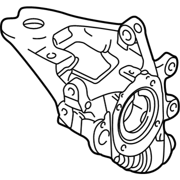 BMW 33-32-1-093-655 Wheel Carrier, Rear Left