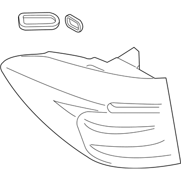 BMW 63-21-7-341-515 Rear Light In The Side Panel, Left