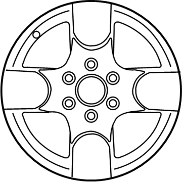 Nissan 40300-EA71A Aluminum Wheel
