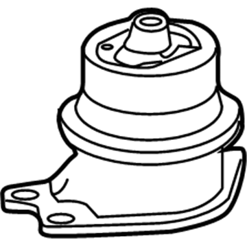 Honda 50822-TK6-901 Rubber Sub-Assy., Engine Side Mounting