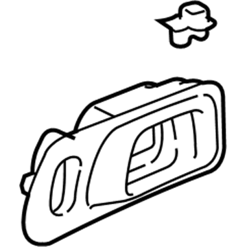 Honda 72165-S9V-A01ZC Case, Left Front Inside (Saddle)