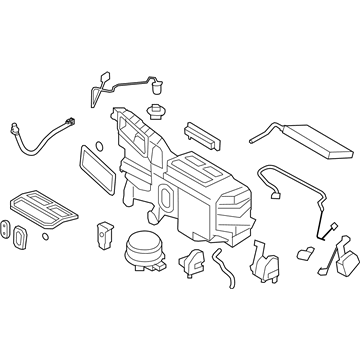 Ford CT4Z-19B555-G Evaporator Assembly