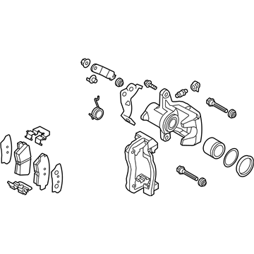 Kia 58230A7310 Brake Assembly-Rear Wheel