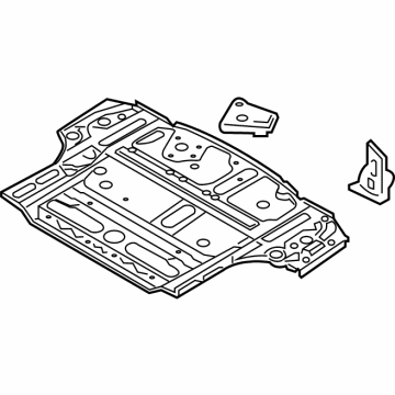 Kia 65530P2050 PNL Assembly-Rr Floor Rr