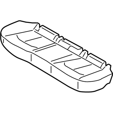 Hyundai 89106-E6010 Pad Assembly-Rear Seat Cushion