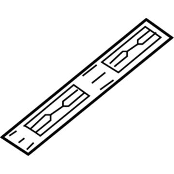 Nissan G3290-3KAMA Reinforce Assy-Roof, Front