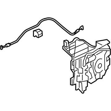 Honda 72650-SHJ-A01 Latch Assembly, Driver Side Slide Door (Manual)