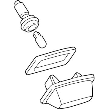 GM 88969951 Lamp, Rear License Plate