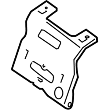 Nissan 88303-EA000 Bracket Assembly-Cushion, Rear Seat R