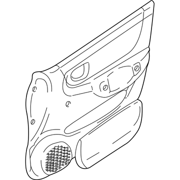 Hyundai 82370-25000-LT Pocket-Door Map, LH