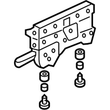 Honda 82621-SCV-L01 Foot, L. RR. Seat (Inner)