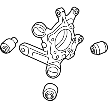 Hyundai 52720-2M000 Carrier Assembly-Rear Axle, RH