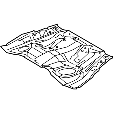 Lexus 58211-47050 Pan, Center Floor