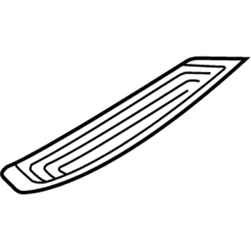Hyundai 85878-3V000-HZ Trim-Rear Step Plate LH