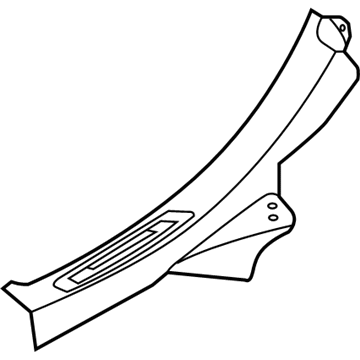 Hyundai 85885-3V500-HZ Trim Assembly-Rear Door Scuff RH