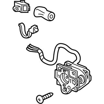 Honda 76215-SHJ-C41 Actuator, Driver Side (Heated)