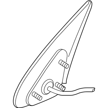 Mopar 55156454AE Outside Rearview Electric Foldaway Mirror