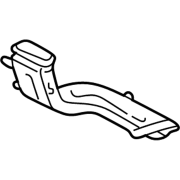 Lexus 87212-50060 Duct, Air, Rear RH