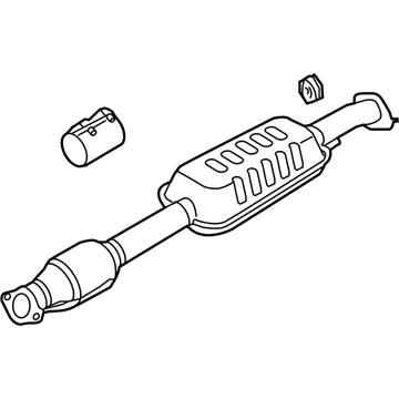 Hyundai 28600-E6310 Center Muffler Complete