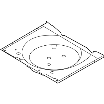 Nissan 74514-4BC0A Floor-Rear, Rear