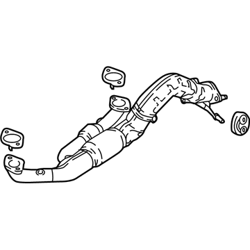Kia 28610F6420 Front Muffler Assembly
