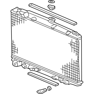 Honda 19010-P8F-A51 Radiator (Denso)