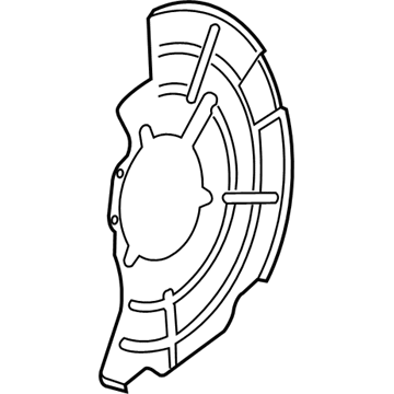 Mopar 5290651AA Shield-Splash