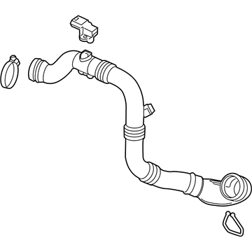 GM 13398479 Air Outlet Tube