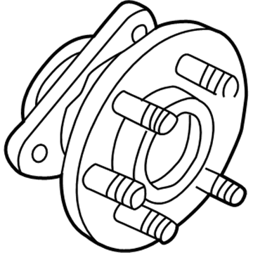 Mopar 52104698AE Front Disc Brake Hub And Bearing