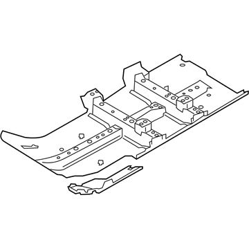 Nissan G4321-6MAMA Floor-Front, LH