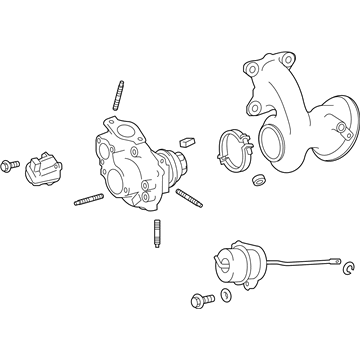 Lexus 17201-36010 Turbocharger Sub-Assy