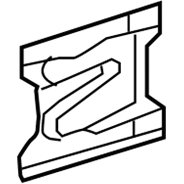 Mopar 55077953AA Bracket-Bumper