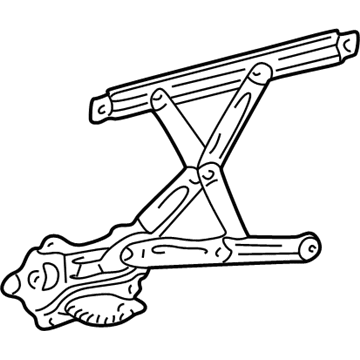 GM 88974750 Front Side Door Window Regulator