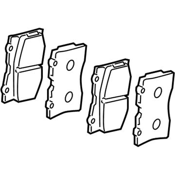 Acura 45022-SJA-050 Front Pad Set
