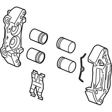 Acura 45018-SJA-A02 Caliper Sub-Assembly, Passenger Side