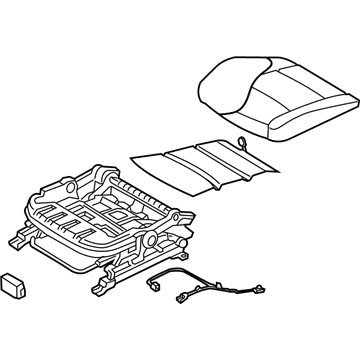 Hyundai 88200-3Y630-MSJ Cushion Assembly-Front Seat, Passenger