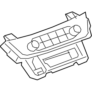 GM 84315982 Heater & Air Conditioner Control Assembly Remote User Interface