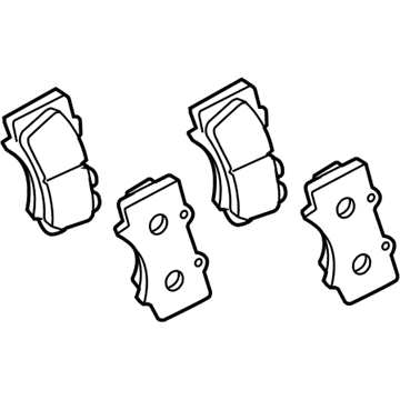 Toyota 04465-60280 Front Pads