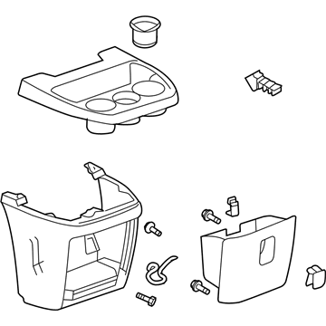 GM 15948420 Extension Asm-Instrument Panel Lower *Pewter I