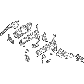 Ford BV6Z-16055-B Apron/Rail Assembly