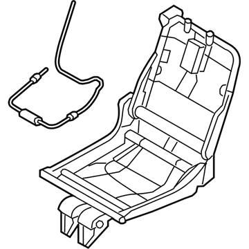 Infiniti 88010-1LB0A Frame RLH Seat