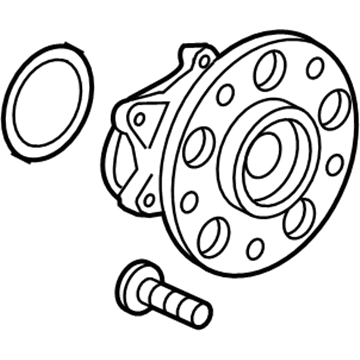 Honda 42200-SNA-A52 Bearing Assembly, Rear Hub Unit (Nsk)