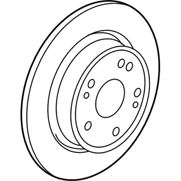 Honda 42510-T7W-A02 Disk, Rear Brake